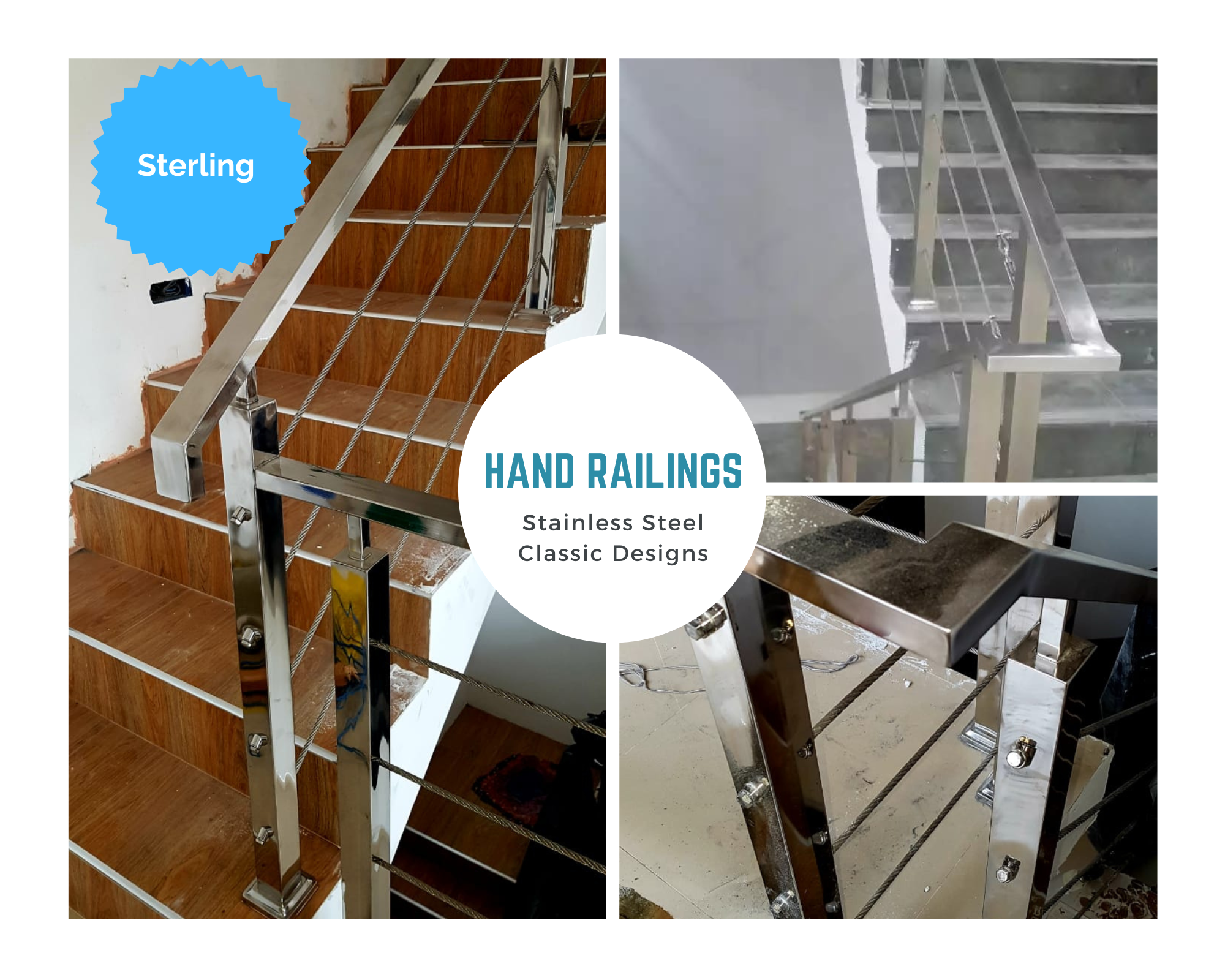 Sterling Pure Stainless Steel Railing HR-13